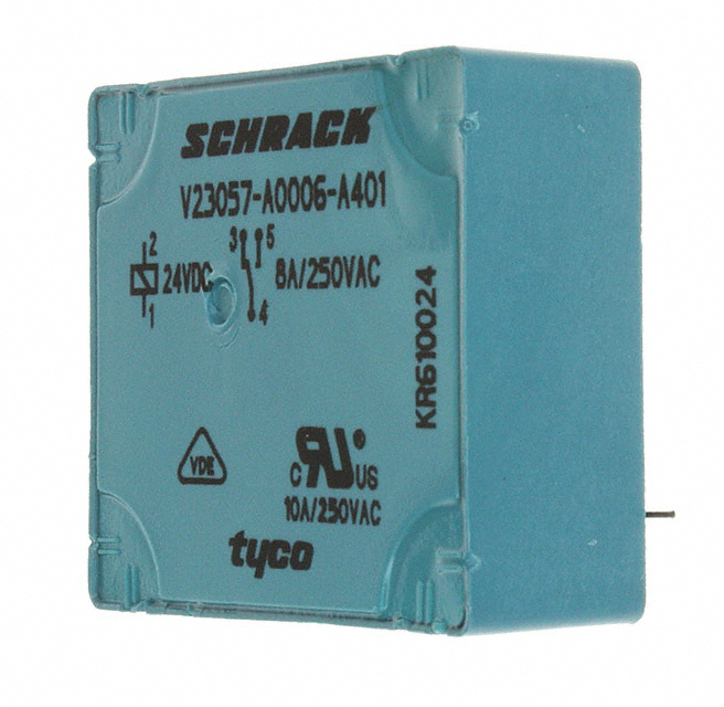 General Purpose Relay SPDT (1 Form C) 24VDC Coil Through Hole